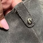 MICHAEL Michael Kors Women's Kenton Flat Boot grey Suede pull up boots, sz 8 Gray Photo 6