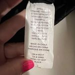 Bebe Vintage  leather jacket, cropped, diamond quilt, exagerated collar, black,XS Photo 11