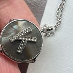 Kendra Scott  silver disc initial k necklace Photo 1