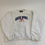 Guess Vintage Sport Crewneck Embroidered Sweatshirt Photo 3