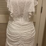 Chelsea and Violet French Elegant White Lace Sleeveless Dress Size Small (Preowned) Photo 5