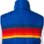 Aviator Nation 5 STRIPE VEST - SNORKEL BLUE unisex NWT Photo 6