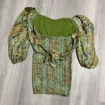 Luxxel Mini Green Dress Photo 3
