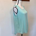 cupio  blue sleeveless high low top Photo 1