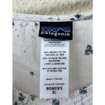 Patagonia Organic Cotton Peasant Floral Top Womens XL Boho Cottagecore Lagenlook Photo 4