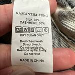 SAMANTHA SUNG Black and White Fitted Bodysuit Sweater Size M Photo 4