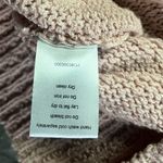 Show Me Your Mumu  Pink Brown Knit Crochet Bubbly Sleeve V Neck Sweater Size S Photo 5