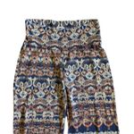 American Rag  Boho Printed Wide Leg Pull On Pants Size L Stretchy Tribal Hippie Photo 2