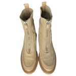 Sam Edelman Sam Edleman Boots Womens 8 Leone Leather Chunky Mid Calf Combat Shoes Tan Photo 6