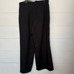 Torrid  Women’s 16 Short Black Twill Wide Leg Dress Pants New Office Core Career Photo 3