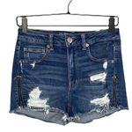American Eagle  Women’s Super Stretch Hi-Rise Shortie Shorts Size 6 Photo 0
