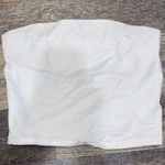 Silence + Noise White Bandeau Crop Top “” Photo 2