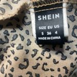 SheIn  Brown Animal Print Midi Dress Photo 3