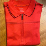 Liz Gold Collared Golf Polo Short Sleeve Red Size XS Photo 3