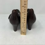 Born 6.5 Brown Leather Mary Jane Heel Pump W61241 Photo 3