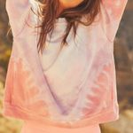 Free People FP Movement | NWT Ombré Metti Crewneck Papaya Punch Sweatshirt Photo 0