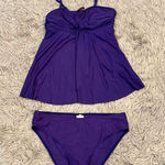 Purple tankini swim suit size 12 Size L Photo 0