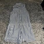 Abercrombie & Fitch pin stripe button up romper size xs Photo 0