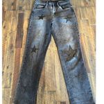 BLANK NYC  jeans size 26 the Madison crop black stars Photo 0