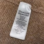 Tahari  Womens Wool Blend‎ Sleeveless Open Front Knit Hoodie Sweater Tan Small Photo 4