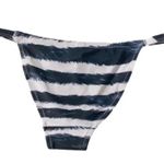 Agent Provocateur L’agent blue white bikini bottom gold clasp xs swim bottoms Photo 1
