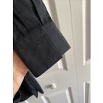 Brooks Brothers  Women's 14 Black Buttown Down Shirt Dress Long‎ Sleeve Photo 3