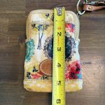Fossil  Wristlet Coated Canvas Printed Zip Around Card Case Pouch Birds Mini Photo 3
