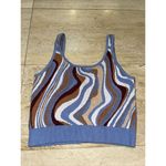 LA Hearts Vtg  Crop Tank Top Pacsun Sz L Y2K‎ Blue Swirl Festival Grunge Photo 2