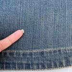 Chico's Y2K Funky Chico’s Denim Abstract Floral Embroidered Colorful Zip Up Vest Jacket Photo 14