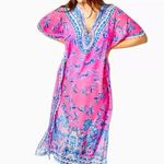 Lilly Pulitzer NWT Cuca Coverup in Pink Isle Jungle Print Size L/XL Photo 2