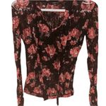 Forever 21 ✨HP✨F21 Contemporary Rose Print Top✨ Photo 5