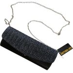 Sasha Glittery Black Evening Clutch Purse Bag NEW Photo 2