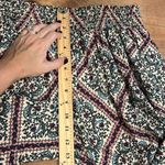 Wonderly  plus size Spanish Villa border print floral pants slit on side of legs Photo 6