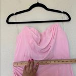 House Of CB  Adrienne‎ Pink Quartz Strapless Gown NWOT size M A-C Photo 5