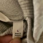 Athleta  Solitude Gray Cowl Hoodie Dress Photo 5