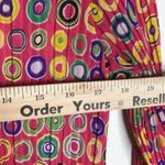 Violet+Claire  ladies colorful retro funky artsy button up shirt top size small Photo 9