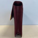 Must de Cartier Burgundy Leather Clutch w/ Retractable Strap - Preowned Photo 2