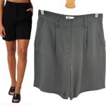 Lita by Ciara Revolve Trouser Shorts Pleated Style High Waist Black Size 10 Photo 1