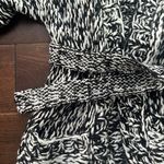 Anthropologie Little Lies Black & WHite Chunky Knit Sweater Size Small / Medium Photo 4