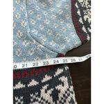 Eddie Bauer Y2K VTG Nordic Fair Isle Lambswool Cardigan Knit Sweater XL Photo 7