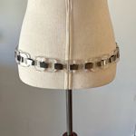 1960s Lucite Metal Chain Belt Italy Silver Photo 3