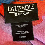 Palisades Beach Club Cover Up Women OS One Size Multicolor‎ Flowy Sheer Tassels Purple Photo 5