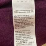 Chico's Boysenberry Cashmere Blend Sharkbite Hem Layering Turtleneck Photo 4