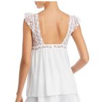 Eberjay NWT Eberjey Women's White Kiss The Bride Flutter Lace Camisole Size M Photo 1
