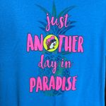 Buccees Shirt Unisex Blue Neon Pink Another Day In Paradise Texas Size Medium Photo 3
