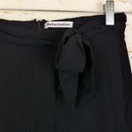 Reformation Pants Womens 8 Black Wide Leg High Rise Tie Belt Flowy Lined Boho Photo 5