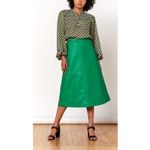 Marie Oliver STORI SILK BLEND BLOUSE LATICE SHIBORI CITRUS EUC SIZE XS Photo 1