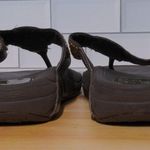 Skechers Brown Cali Tone Ups Sandals Flip Flops Boho Toe Post Thong - Size 7 Photo 7