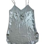 Vintage California Dynasty mint green womens satin slip sz L y2k dainty cottage Size L Photo 1