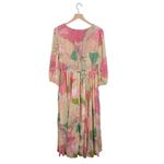 Chicwish NEW  Spring Scenery Floral Maxi Dress Pink Nude Women's Size XXL Photo 2